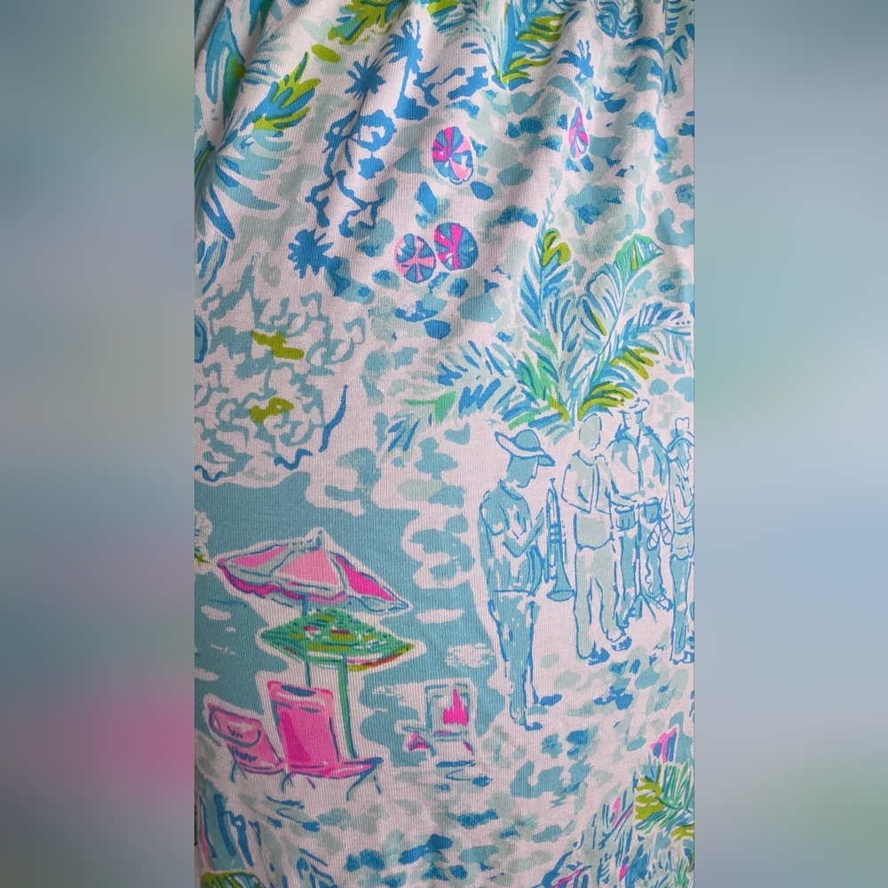 Lilly Pulitzer Analee Romper in the "What a Lovely Place" print - Picture 6 of 9